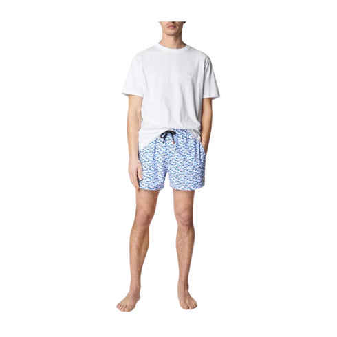 Save The Duck Costume Costume da bagno Uomo Ademir con stampa Bianco P24-SAVE THE DUCKDW1222MSIPO18-21060-M - Francavilla Moda